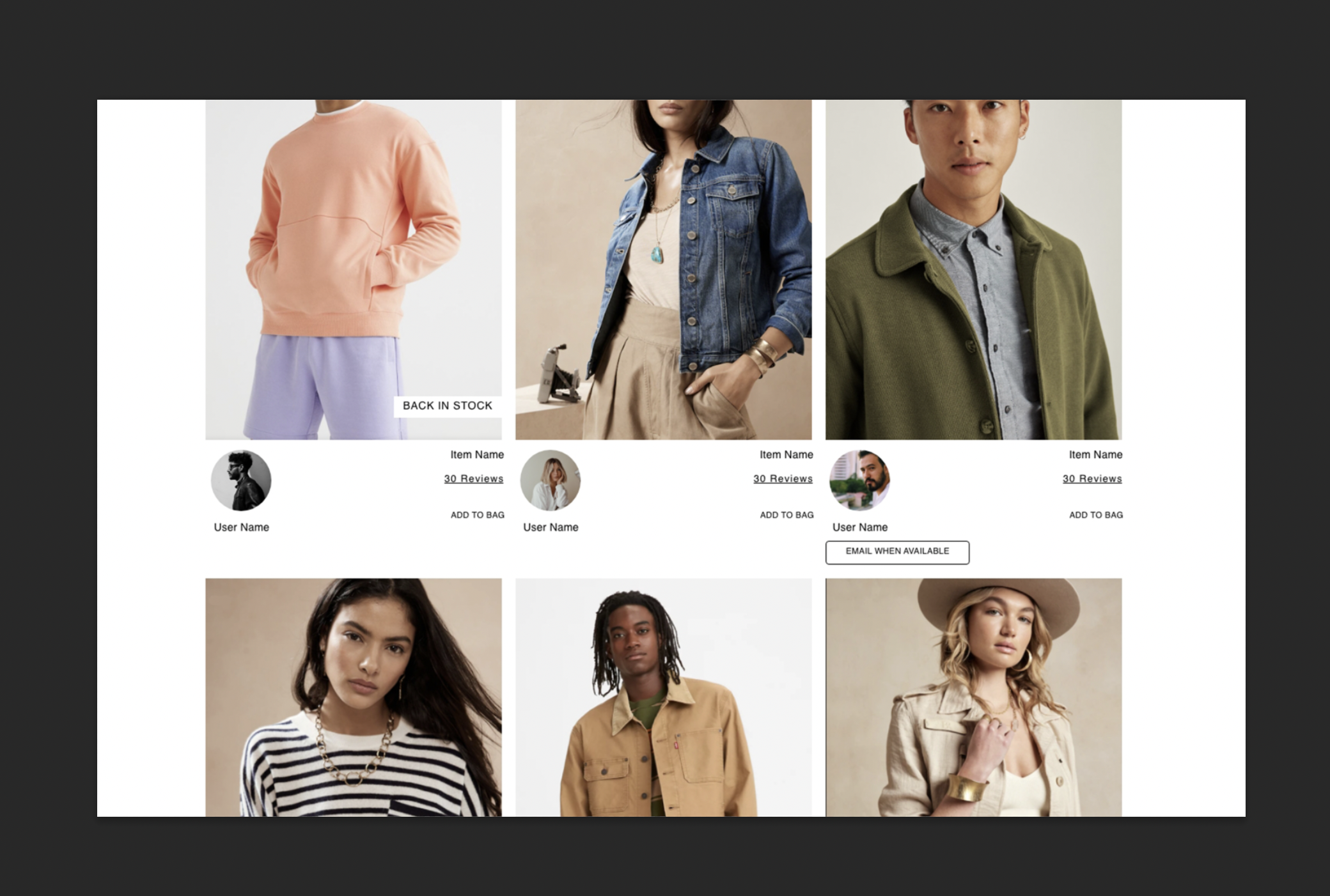 Discover page detail