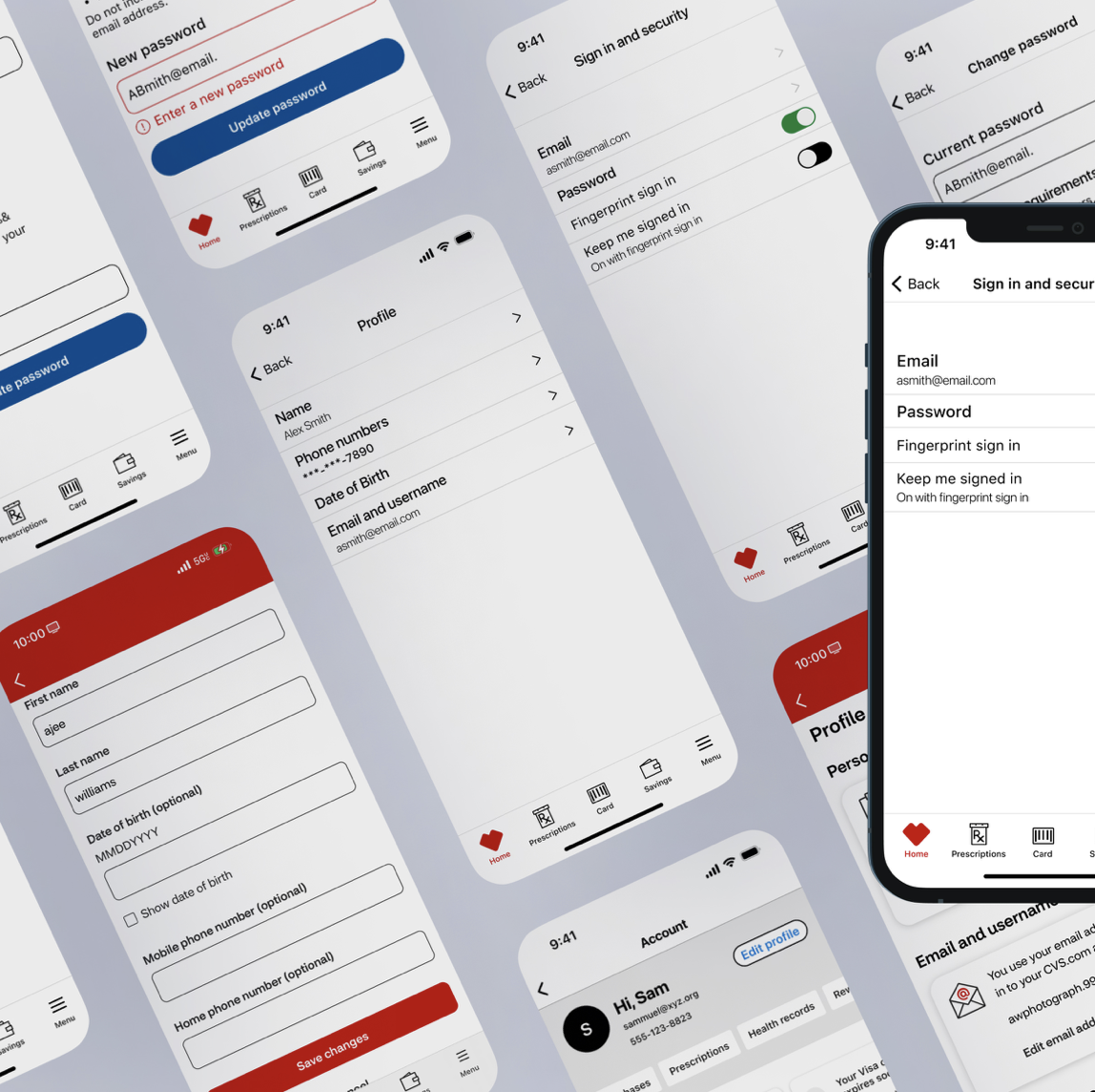 CVS mobile app redesign